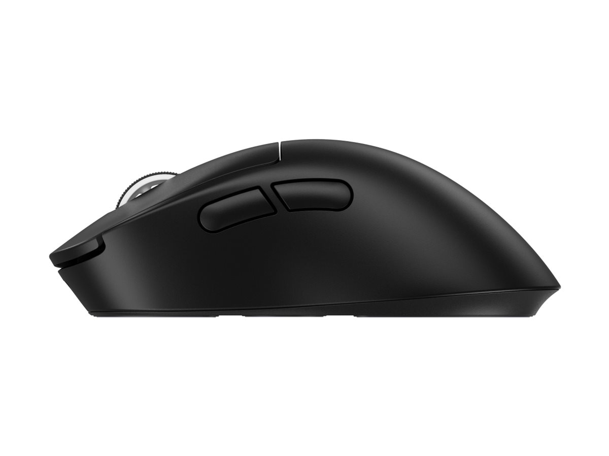 Logitech G PRO X SUPERLIGHT 2 DEX - Souris - ergonomique - pour droitiers - optique - 5 boutons - sans fil, filaire - 2.4 GHz, USB - noir - 910-007357 - Souris