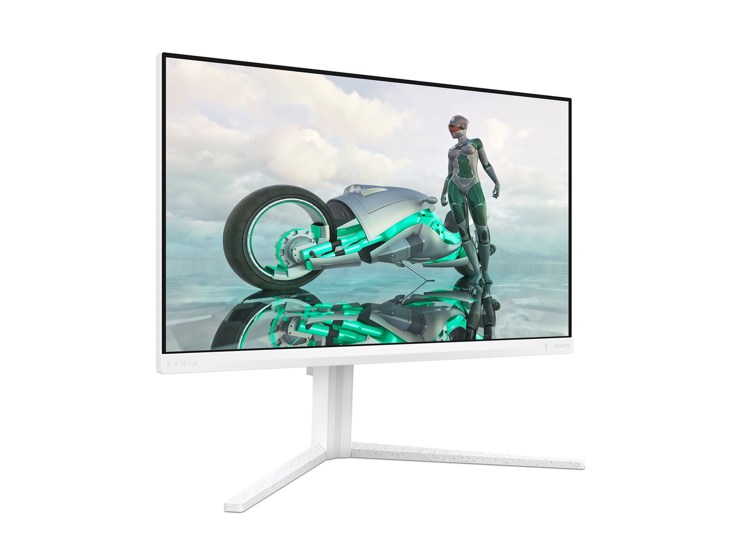 Philips Evnia 3000 24M2N3201A - Écran LED - jeux - 24" (23.8" visualisable) - 1920 x 1080 Full HD (1080p) @ 180 Hz - Fast IPS - 300 cd/m² - 1000:1 - HDR10 - 0.5 ms - 2xHDMI, DisplayPort - haut-parleurs - blanc - 24M2N3201A/00 - Écrans d'ordinateur