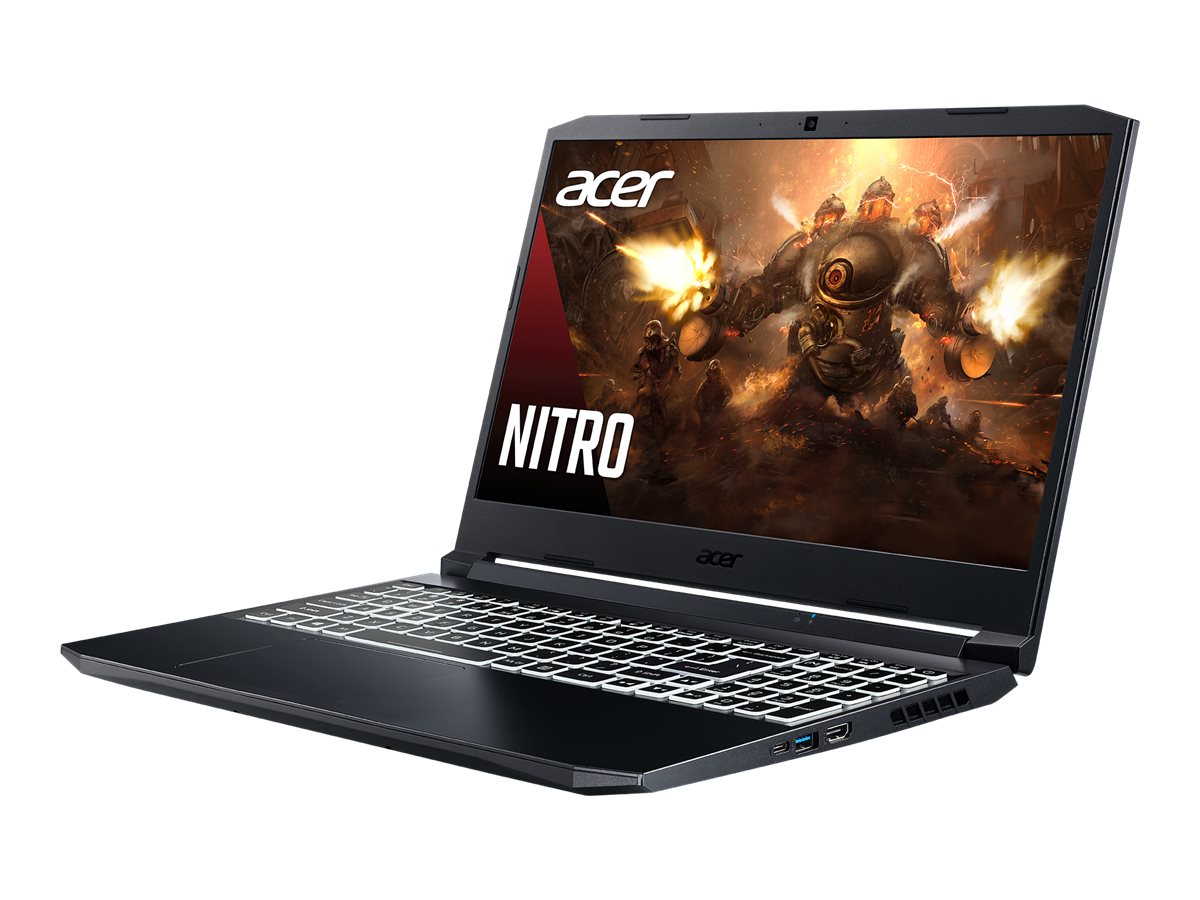 Acer Nitro 5 AN515-45 - AMD Ryzen 7 - 5800H / jusqu'à 4.4 GHz - Win 11 Home - GF RTX 3070 - 16 Go RAM - 1.024 To SSD NVMe - 15.6" IPS 1920 x 1080 (Full HD) @ 144 Hz - Wi-Fi 6 - schiste noir - clavier : Français - NH.QBREF.006 - Ordinateurs portables
