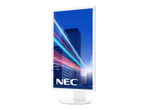 NEC MultiSync EA234WMi - Écran LED - 23" - 1920 x 1080 Full HD (1080p) @ 60 Hz - IPS - 250 cd/m² - 1000:1 - 6 ms - HDMI, DVI-D, VGA, DisplayPort - haut-parleurs - blanc - 60003587 - Écrans d'ordinateur