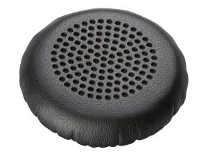 Poly - Coussinet pour casque - similicuir - noir (pack de 2) - 85Q36AA - Accessoires pour écouteurs