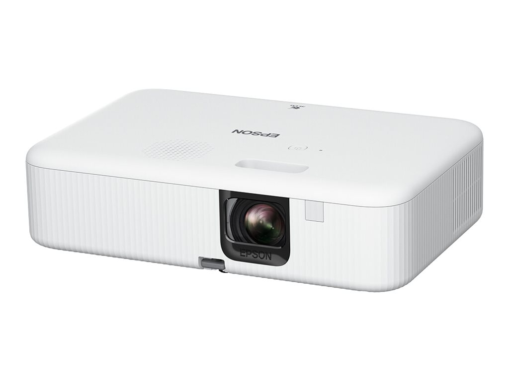 Epson CO-FH02 - Projecteur 3LCD - portable - 3000 lumens (blanc) - 3000 lumens (couleur) - Full HD (1920 x 1080) - 16:9 - 1080p - blanc et noir - Android TV - V11HA85040 - Projecteurs pour home cinema