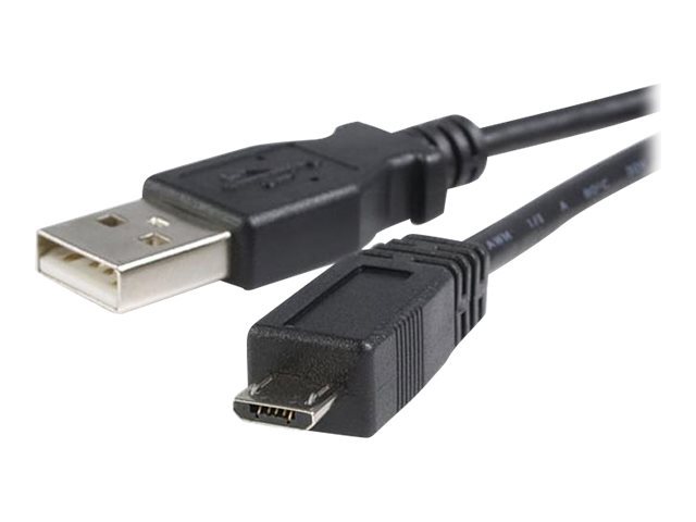 StarTech.com Cable Micro USB 3 m M/M - USB A vers Micro B - Câble USB - USB (M) pour Micro-USB de type B (M) - USB 2.0 - 3 m - noir - pour P/N: KITBXAVHDPEU, KITBXAVHDPUK - UUSBHAUB3M - Câbles USB