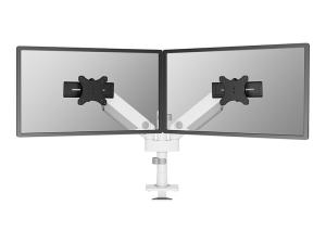 Neomounts NEXT One DS65S-950WH2 - Kit de montage (bras articulé) - pleine action - pour 2 écrans LCD - aluminium - blanc - Taille d'écran : 24"-34" - montrable sur bureau - DS65S-950WH2 - Montages pour TV et moniteur