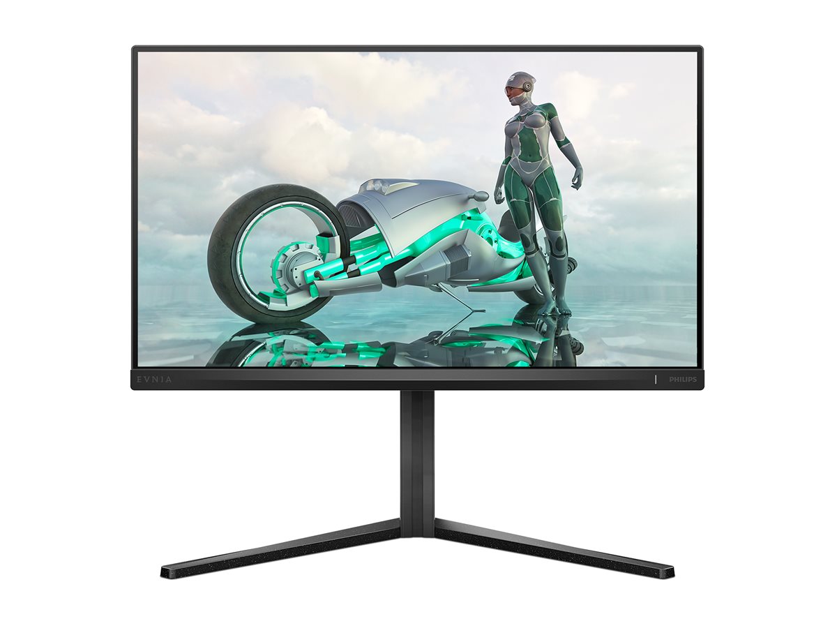 Philips Evnia 3000 24M2N3200A - Écran LED - jeux - 24" (23.8" visualisable) - 1920 x 1080 Full HD (1080p) @ 180 Hz - IPS - 300 cd/m² - 1000:1 - HDR10 - 0.5 ms - 2xHDMI, DisplayPort - haut-parleurs - Charbon - 24M2N3200A/00 - Écrans d'ordinateur