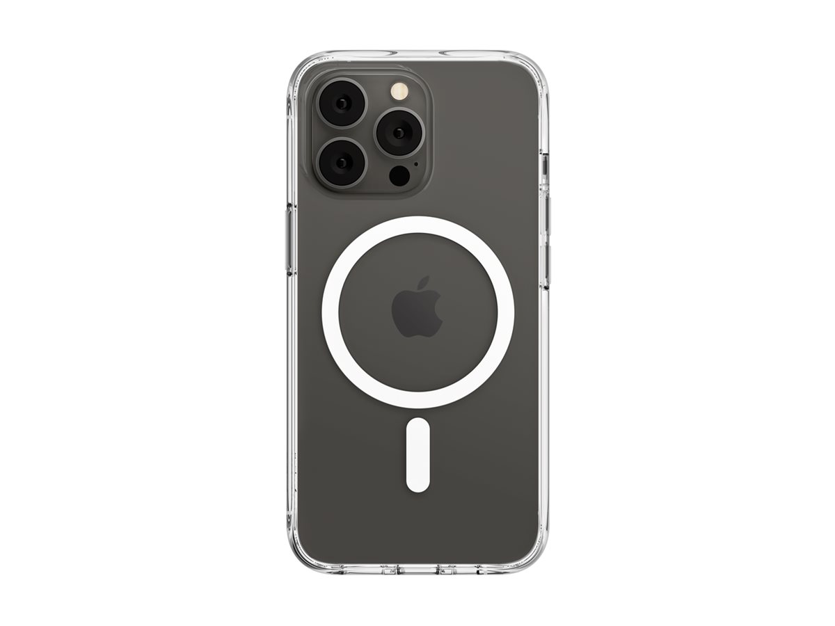 Belkin SheerForce Magnetic Anti-Microbial - Coque de protection pour téléphone portable - compatibilité avec MagSafe - clair - mince, léger - pour Apple iPhone 12, 12 Pro - MSA002btCL - Coques et étuis pour téléphone portable