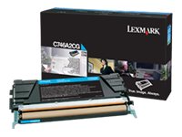 Lexmark - Cyan - original - cartouche de toner Entreprise Lexmark - pour Lexmark C746dn, C746dtn, C746n, C748de, C748dte, C748e - C746A3CG - Cartouches de toner Lexmark