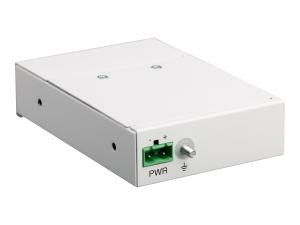 AXIS T8606 Media Converter Switch - Convertisseur de média à fibre optique - 100Mb LAN - 10Base-T, 100Base-TX - 2 ports - 2 x RJ-45 / 2 x SFP (mini-GBIC) - pour AXIS P1455-LE, P1455-LE-3, P3818-PVE, Q1942-E, Q6100-E 50 - 5901-261 - Transmetteursencuivre
