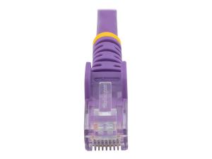 StarTech.com Câble réseau Cat6 UTP sans crochet - 10 m Violet - Cordon Ethernet RJ45 anti-accroc - Câble patch - Câble réseau - RJ-45 (M) pour RJ-45 (M) - 10 m - UTP - CAT 6 - sans crochet, bloqué - violet - N6PATC10MPL - Câbles à paire torsadée