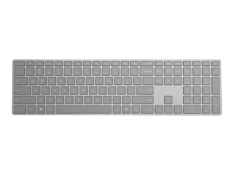 Microsoft Surface Keyboard - Clavier - sans fil - Bluetooth 4.0 - Allemand - gris - commercial - 3YJ-00005 - Claviers