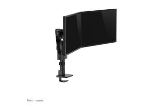 Neomounts NEXT One DS65S-950BL2 - Kit de montage (bras articulé) - pleine action - pour 2 écrans LCD - aluminium - noir - Taille d'écran : 24"-34" - montrable sur bureau - DS65S-950BL2 - Accessoires pour écran