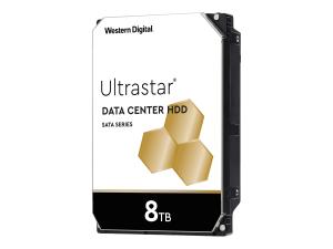 WD Ultrastar DC HC320 HUS728T8TALE6L4 - Disque dur - 8 To - interne - 3.5" - SATA 6Gb/s - 7200 tours/min - mémoire tampon : 256 Mo - 0B36404 - Disques durs internes