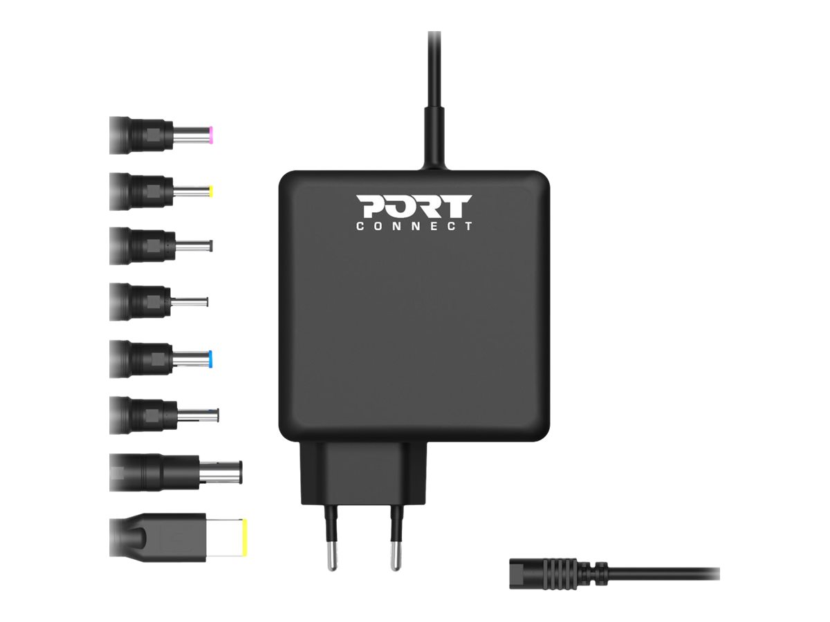 PORT Connect - Adaptateur secteur - universel - CA 100-240 V - 65 Watt - Europe - 900093B-EU - Adaptateurs électriques/chargeurs pour ordinateur portable