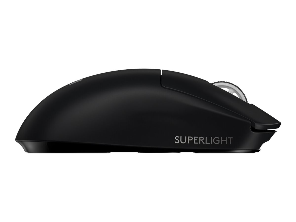 Logitech PRO X SUPERLIGHT Wireless Gaming Mouse - Souris - optique - 5 boutons - sans fil - 2.4 GHz - récepteur USB Logitech LIGHTSPEED - noir - 910-005881 - Souris