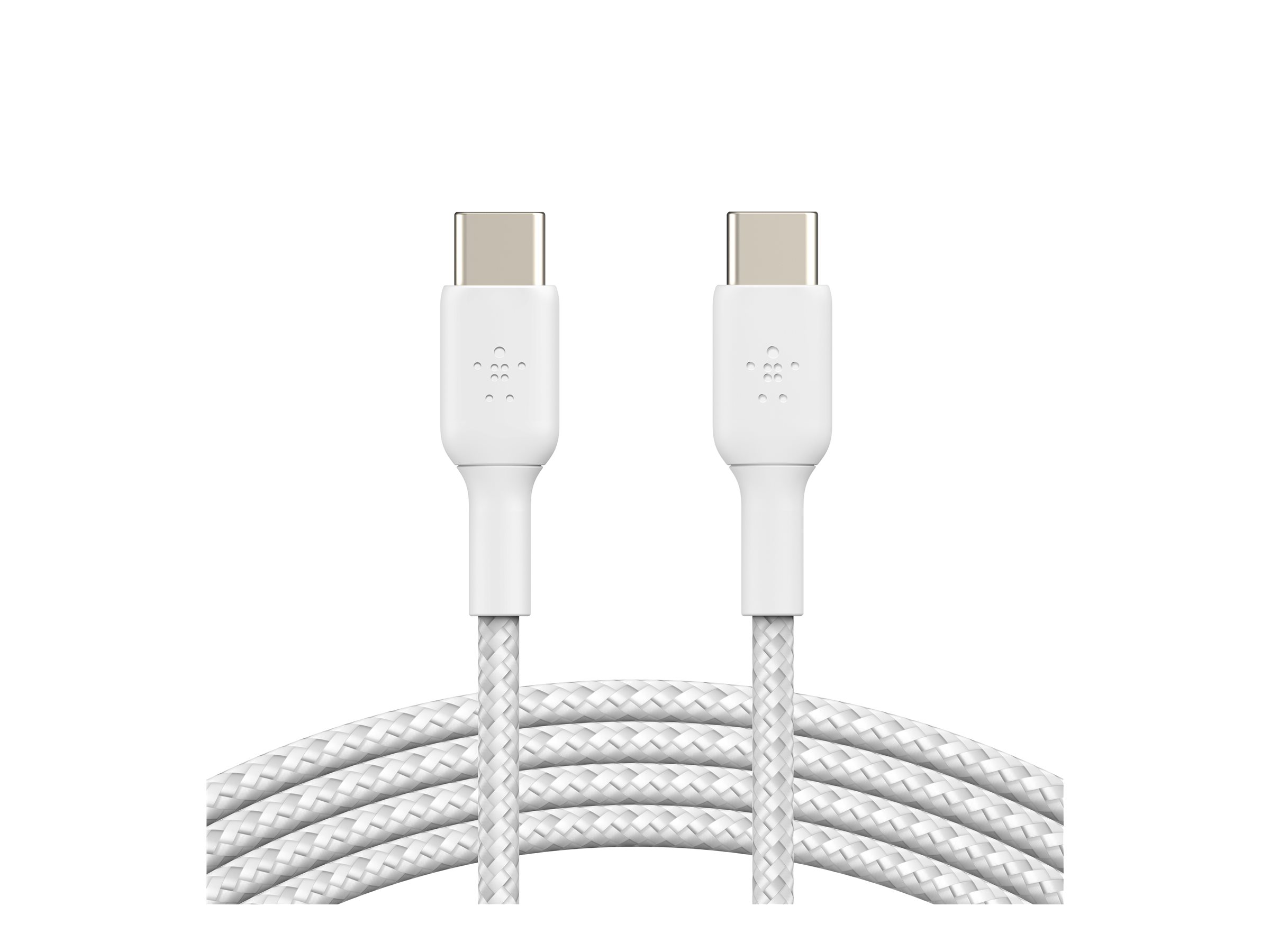 Belkin BOOST CHARGE - Câble USB - 24 pin USB-C (M) pour 24 pin USB-C (M) - 1 m - blanc - CAB004BT1MWH - Câbles USB
