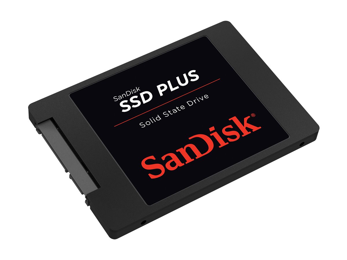 SanDisk SSD PLUS - SSD - 480 Go - interne - 2.5" - SATA 6Gb/s - SDSSDA-480G-G26 - Disques SSD