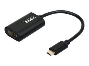 PORT Connect - Adaptateur vidéo - 24 pin USB-C mâle pour HDMI femelle - 15 cm - support 4K - 900124 - Accessoires pour téléviseurs
