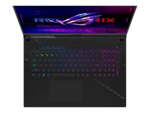 ASUS ROG Strix SCAR 18 G834JYR-R6159W - Intel Core i9 - i9-14900HX / jusqu'à 5.8 GHz - Win 11 Home - GeForce RTX 4090 - 64 Go RAM - 2 To SSD NVMe, Performance - 18" 2560 x 1600 (WQXGA) @ 240 Hz - 2.5 Gigabit Ethernet - Wi-Fi 6E, Bluetooth - noir - 90NR0IP2-M007E0 - Ordinateurs portables