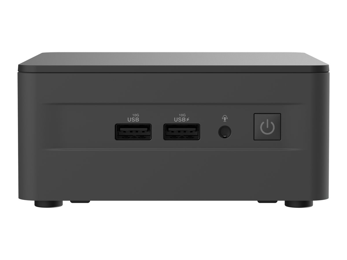 ASUS NUC 13 PRO RNUC13ANHI300002I - Barebone - mini PC - 1 x Core i3 i3-1315U / jusqu'à 4.5 GHz - RAM 0 Go - UHD Graphics - Gigabit Ethernet, 2.5 Gigabit Ethernet, Bluetooth 5.2, IEEE 802.11ax (Wi-Fi 6E) - Bluetooth 5.2, 802.11a/b/g/n/ac/ax (Wi-Fi 6E) - noir - 90AR00C1-M00040 - Mini-systèmes