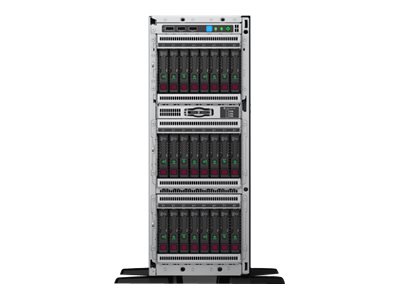 HPE ProLiant ML350 Gen10 - Serveur - Montable sur rack 5U - 2 voies - pas de processeur jusqu'à - RAM 0 Go - SATA - hot-swap 2.5" baie(s) - aucun disque dur - Gigabit Ethernet - moniteur : aucun - CTO - 877627-B21 - Serveurs rack