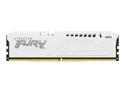 Kingston FURY Beast - DDR5 - module - 32 Go - DIMM 288 broches - 5600 MHz / PC5-44800 - CL40 - 1.25 V - mémoire sans tampon - on-die ECC - blanc - KF556C40BW-32 - DDR5