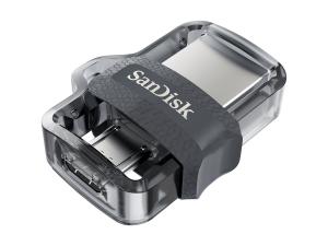 SanDisk Ultra Dual - Clé USB - 64 Go - USB 3.0 / micro USB - SDDD3-064G-G46 - Lecteurs flash