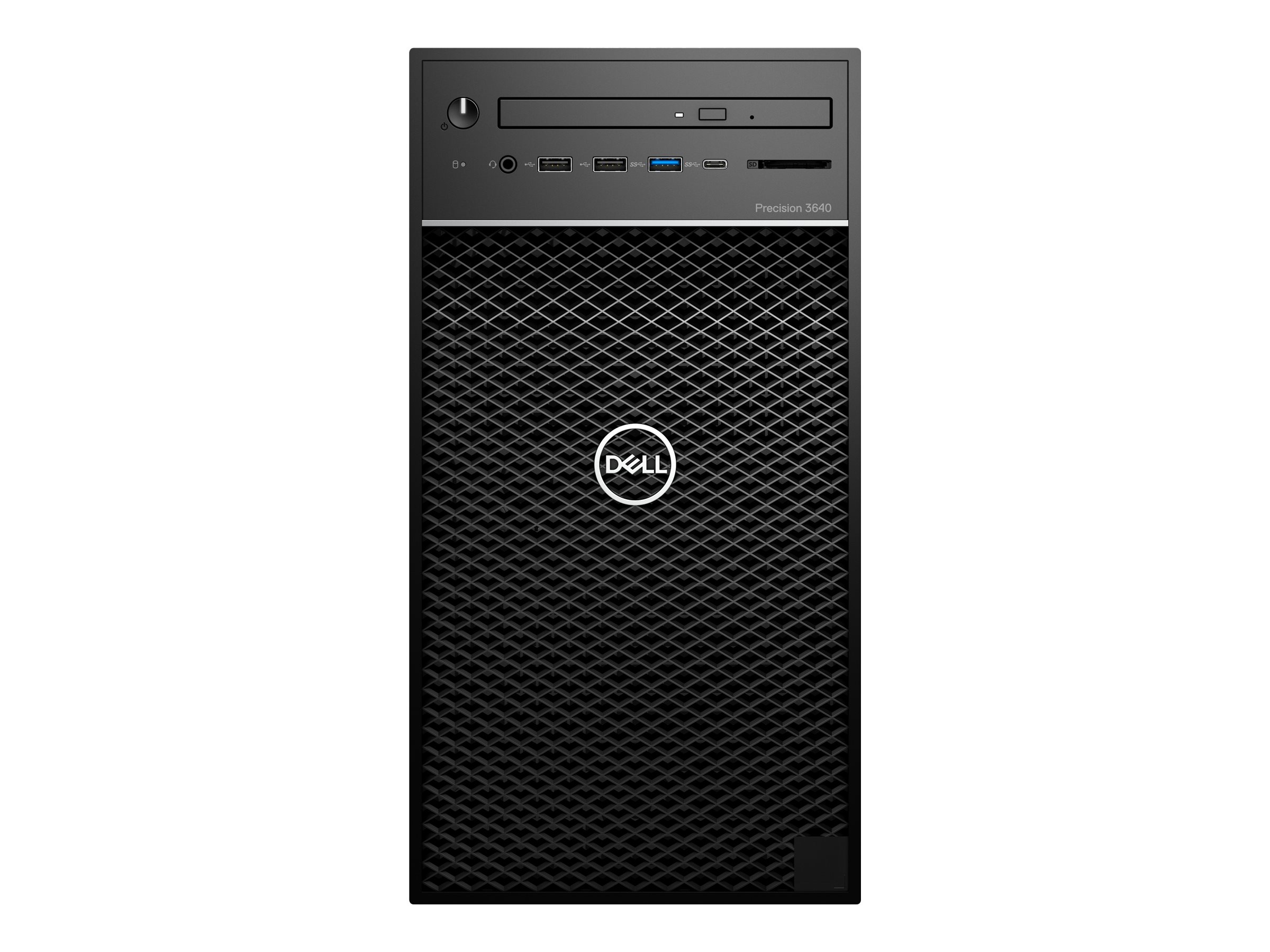 Dell Precision 3640 Tower - MT - 1 x Core i7 10700 / 2.9 GHz - vPro - RAM 32 Go - SSD 512 Go - graveur de DVD - Quadro P2200 - Gigabit Ethernet - Win 10 Pro 64 bits - moniteur : aucun - noir - BTP - avec 1 Year Basic Onsite (CH, IE, UK - 3 Years) - K82D3 - Ordinateurs de bureau