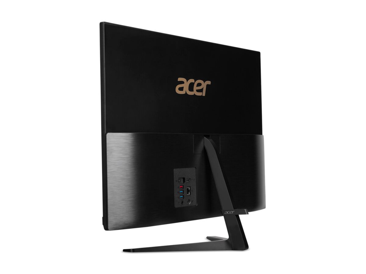 Acer Aspire C 27 C27-1800 - Tout-en-un - Core i5 12450H / jusqu'à 4.4 GHz - RAM 16 Go - SSD 1.024 To - UHD Graphics - Gigabit Ethernet, IEEE 802.11ax (Wi-Fi 6E) - Bluetooth, 802.11a/b/g/n/ac/ax (Wi-Fi 6E) - Win 11 Home - moniteur : LED 27" 1920 x 1080 (Full HD) - noir - DQ.BM3EF.009 - Ordinateurs de bureau