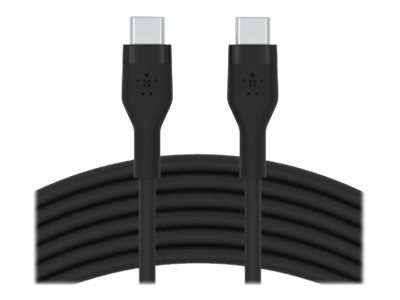 Belkin BOOST CHARGE - Câble USB - 24 pin USB-C (M) pour 24 pin USB-C (M) - 3 m - noir - CAB009BT3MBK - Câbles USB