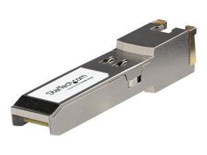 StarTech.com Module de transceiver SFP+ compatible HP JL563A - 100/1000/10000Base-TX - Garantie a vie - 10 Gbps - 30 m (JL563A-ST) - Module transmetteur SFP+ (équivalent à : HP JL563A) - 10GbE - 10Base-T, 100Base-TX, 1000Base-T, 10GBase-T - RJ-45 - jusqu'à 30 m - pour HPE Aruba 8320, 8325-48Y8C, MACsec Advanced Module; CX 10000 Empty Chassis - JL563A-ST - Transmetteursencuivre