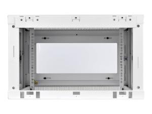 Tripp Lite 6U Wall Mount Rack Enclosure Server Cabinet White w/ Acrylic Glass Door - Rack armoire - montable sur mur - blanc - 6U - 19" - SRW6UWG - Accessoires pour serveur