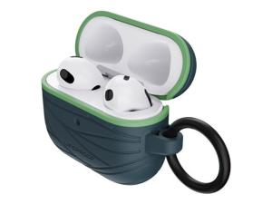 LifeProof Eco-Friendly - Étui pour écouteurs sans fil - 75 % de plastique recyclé provenant de l'océan - neptune - pour Apple AirPods (3ème génération) - 77-88180 - Étuis pour casque