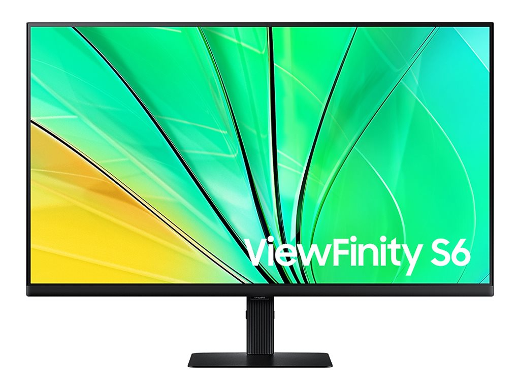 Samsung ViewFinity S6 S32D600EAU - S60UD Series - écran LED - 32" - 2560 x 1440 QHD @ 100 Hz - IPS - 350 cd/m² - 1000:1 - HDR10 - 5 ms - HDMI, DisplayPort - noir - LS32D600EAUXEN - Écrans d'ordinateur