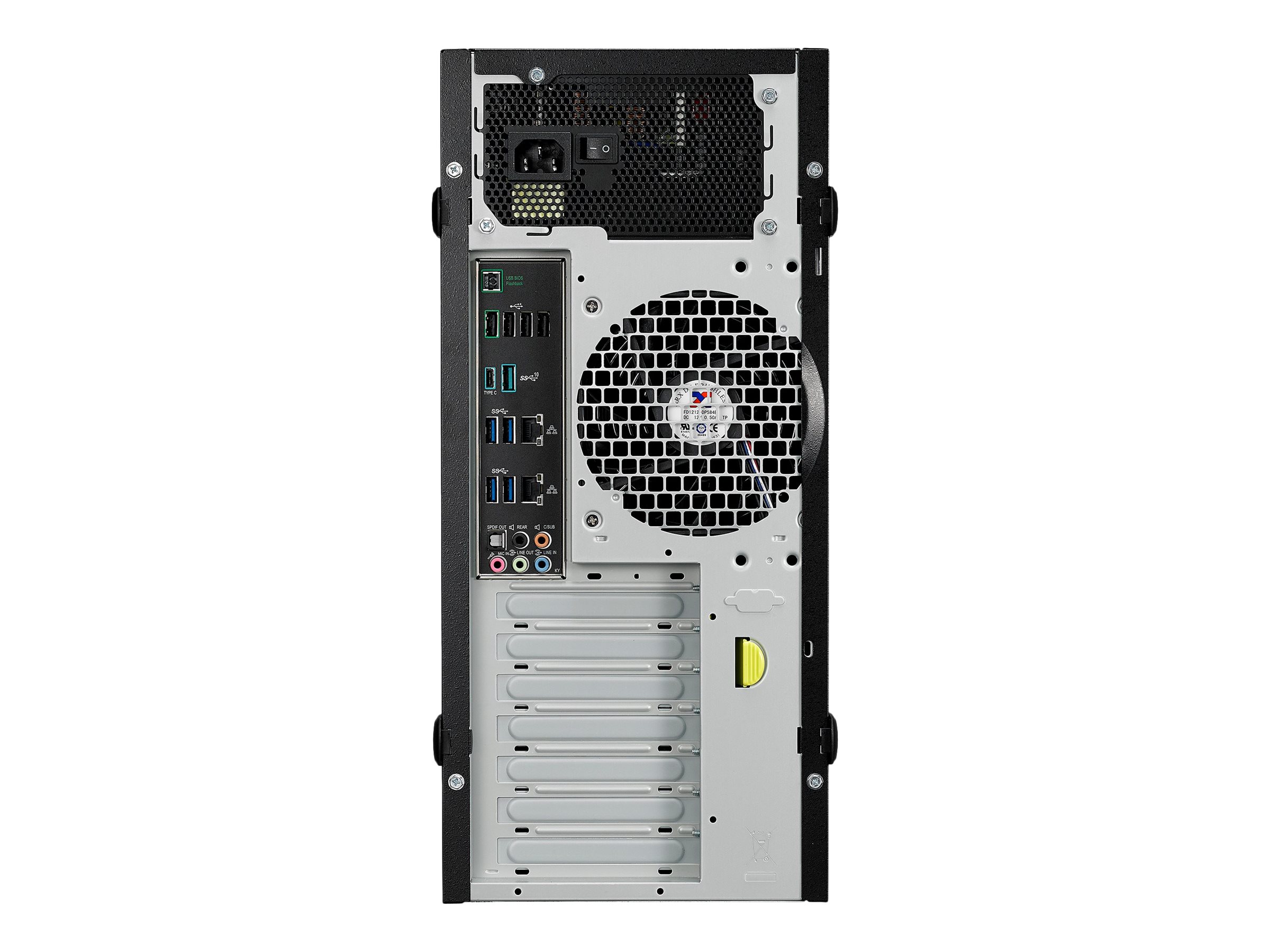 ASUS ESC700 G4 - Tour - 1 x Xeon W-2123 / 3.6 GHz - RAM 32 Go - SSD 256 Go, HDD 1 To - DVD - Quadro P4000 - Gigabit Ethernet - Windows 10 Pro pour Stations de travail - moniteur : aucun - 90SF00C1-M02250 - Ordinateurs de bureau