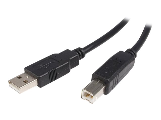StarTech.com Câble USB 2.0 A vers B de 1 m - M/M - Câble USB - USB (M) pour USB type B (M) - USB 2.0 - 1 m - noir - USB2HAB1M - Câbles USB