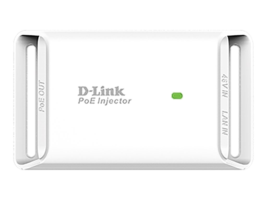 D-Link DPE-101GI PoE Gigabit injector - Injecteur de puissance - pour D-Link DAP-2660; AirPremier N PoE Access Point with Plenum-rated Chassis DAP-2360 - DPE-101GI - Accessoires d'alimentation