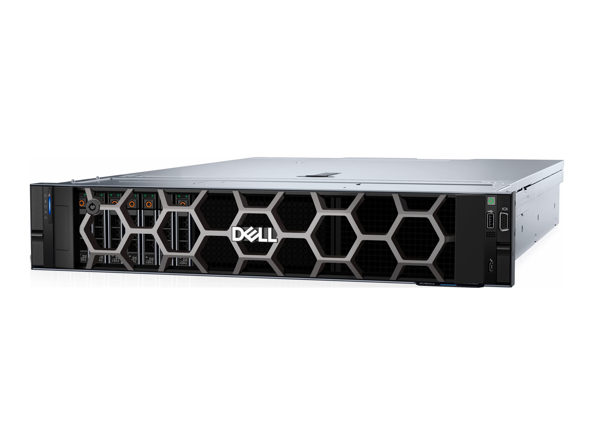 Dell PowerEdge R760xs - Serveur - Montable sur rack - 2U - 2 voies - 1 x Xeon Silver 4410Y / jusqu'à 3.9 GHz - RAM 32 Go - SAS - hot-swap 3.5" baie(s) - SSD 480 Go - Matrox G200 - Gigabit Ethernet - Aucun SE fourni - moniteur : aucun - noir - BTP - Dell Smart Selection, Dell Smart Value - avec 3 ans de support de base avec service sur place le jour ouvrable suivant - 0C17J - Serveurs rack