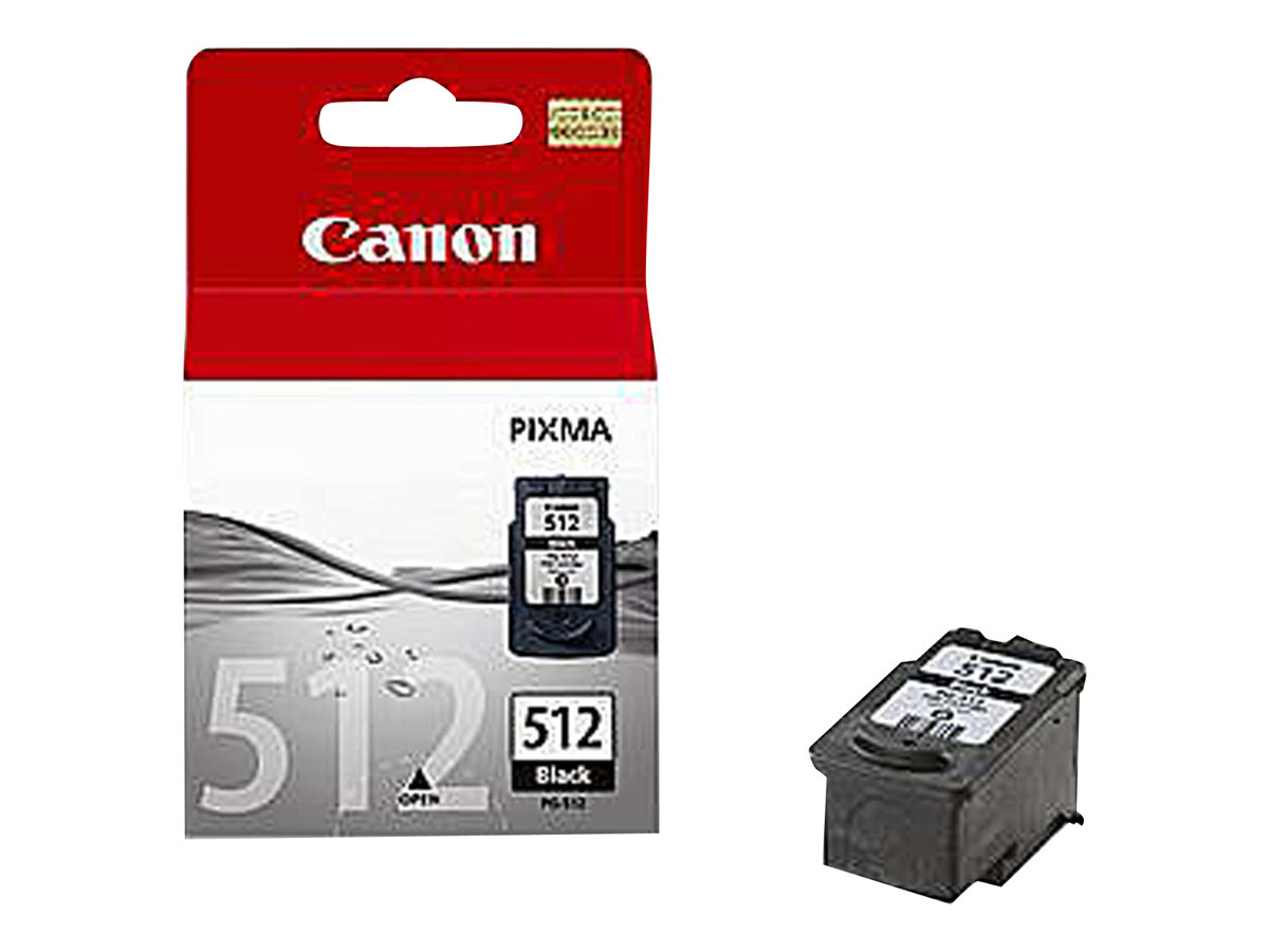 Canon PG-512 - 15 ml - noir - original - cartouche d'encre - pour PIXMA MP230, MP252, MP270, MP280, MP282, MP495, MP499, MX340, MX350, MX360, MX410, MX420 - 2969B001 - Cartouches d'encre Canon