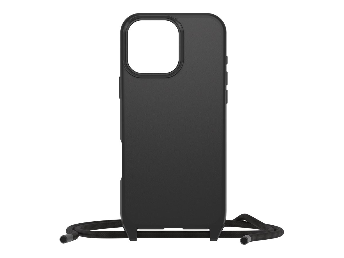 OtterBox React Series - Coque de protection pour téléphone portable - collier - compatibilité avec MagSafe - noir - pour Apple iPhone 16 Pro Max - 77-96832 - Coques et étuis pour téléphone portable