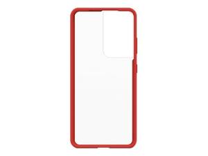 OtterBox React Series - ProPack Packaging - coque de protection pour téléphone portable - rouge power - pour Samsung Galaxy S21 Ultra 5G - 77-81569 - Coques et étuis pour téléphone portable