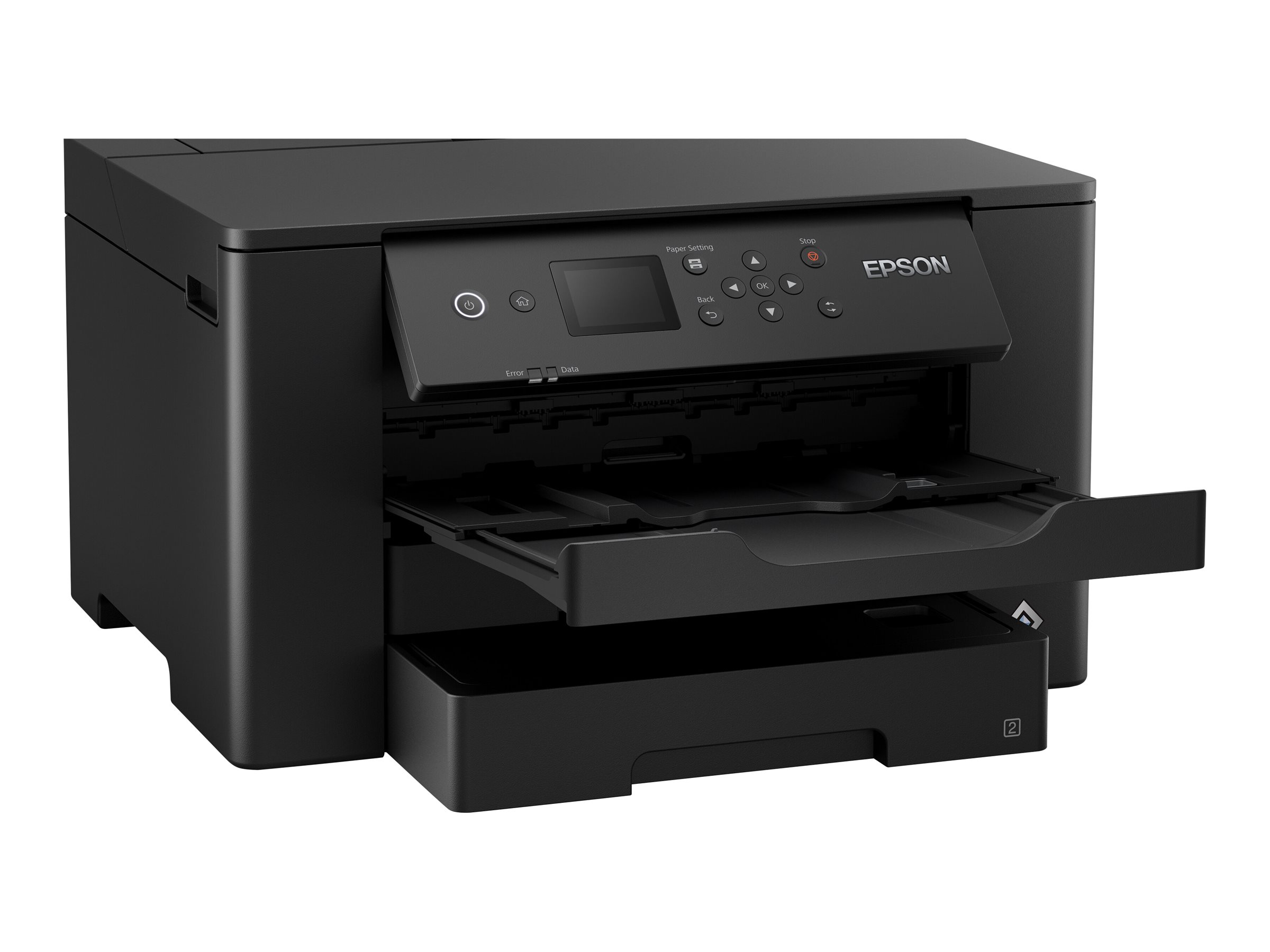 Epson WorkForce WF-7310DTW - Imprimante - couleur - Recto-verso - jet d'encre - A3 - 4 800 x 2 400 dpi - jusqu'à 25 ppm (mono)/jusqu'à 12 ppm (couleur) - capacité : 500 feuilles - USB 2.0, LAN, Wi-Fi(n) - C11CH70402 - Imprimantes jet d'encre