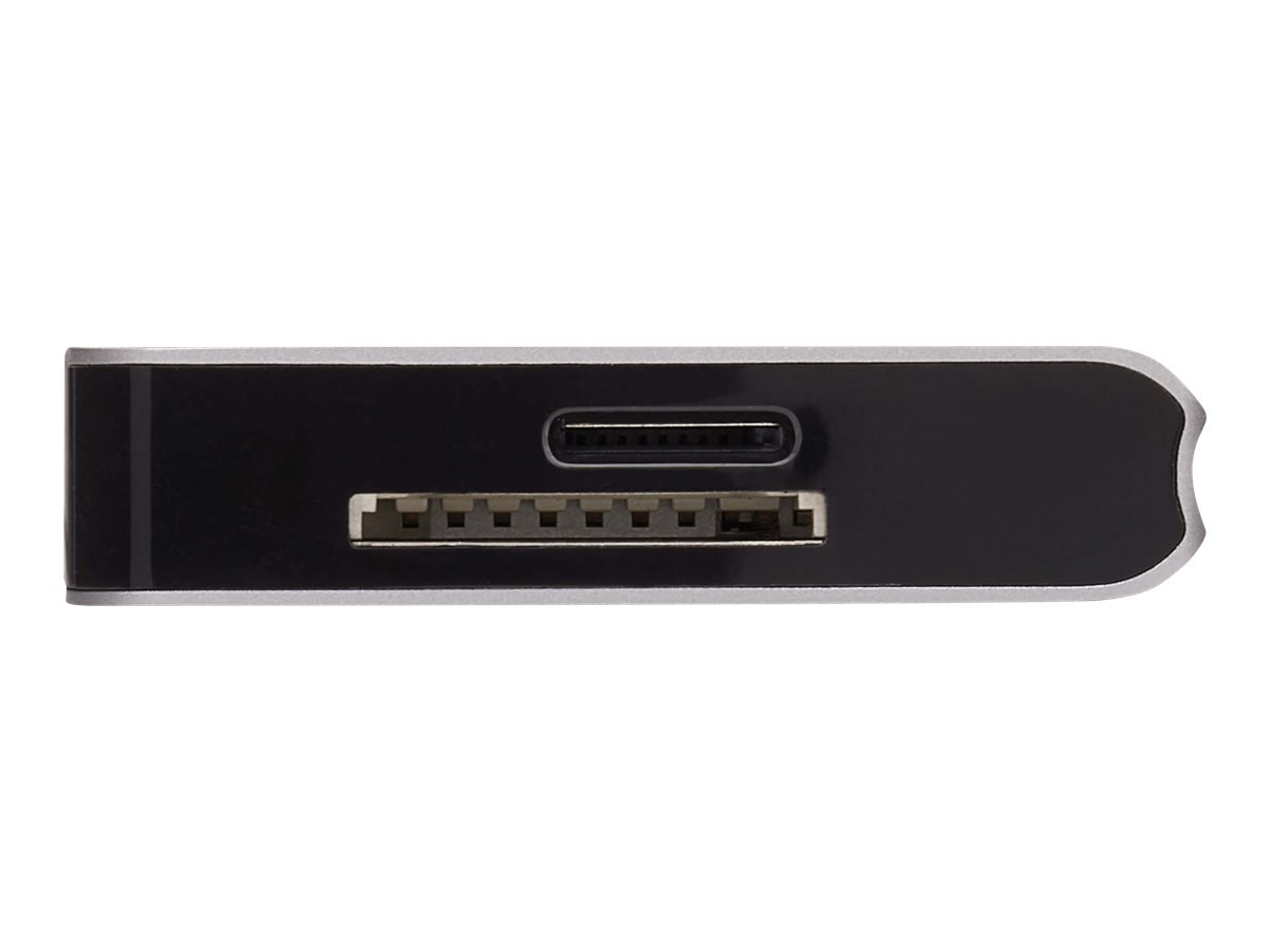 Eaton Tripp Lite Series USB C Docking Station USB Hub 4k w/ HDMI, Gbe Gigabit Ethernet, SD Card Reader, PD Charging - Station d'accueil - USB-C 3.1 / Thunderbolt 3 - HDMI - 1GbE - U442-DOCK5D-GY - Stations d'accueil pour ordinateur portable