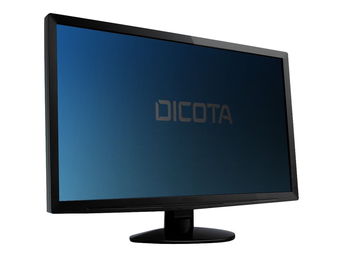 DICOTA Secret - Filtre anti-indiscrétion - 4 voies - adhésif - 23,8 pouces de large - noir - D31553 - Accessoires pour ordinateur de bureau