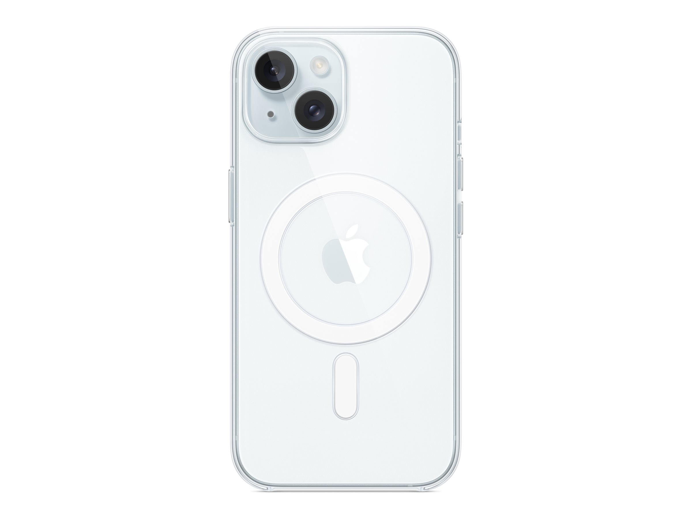 Apple - Coque de protection pour téléphone portable - compatibilité avec MagSafe - polycarbonate - clair - pour iPhone 15 - MT203ZM/A - Coques et étuis pour téléphone portable
