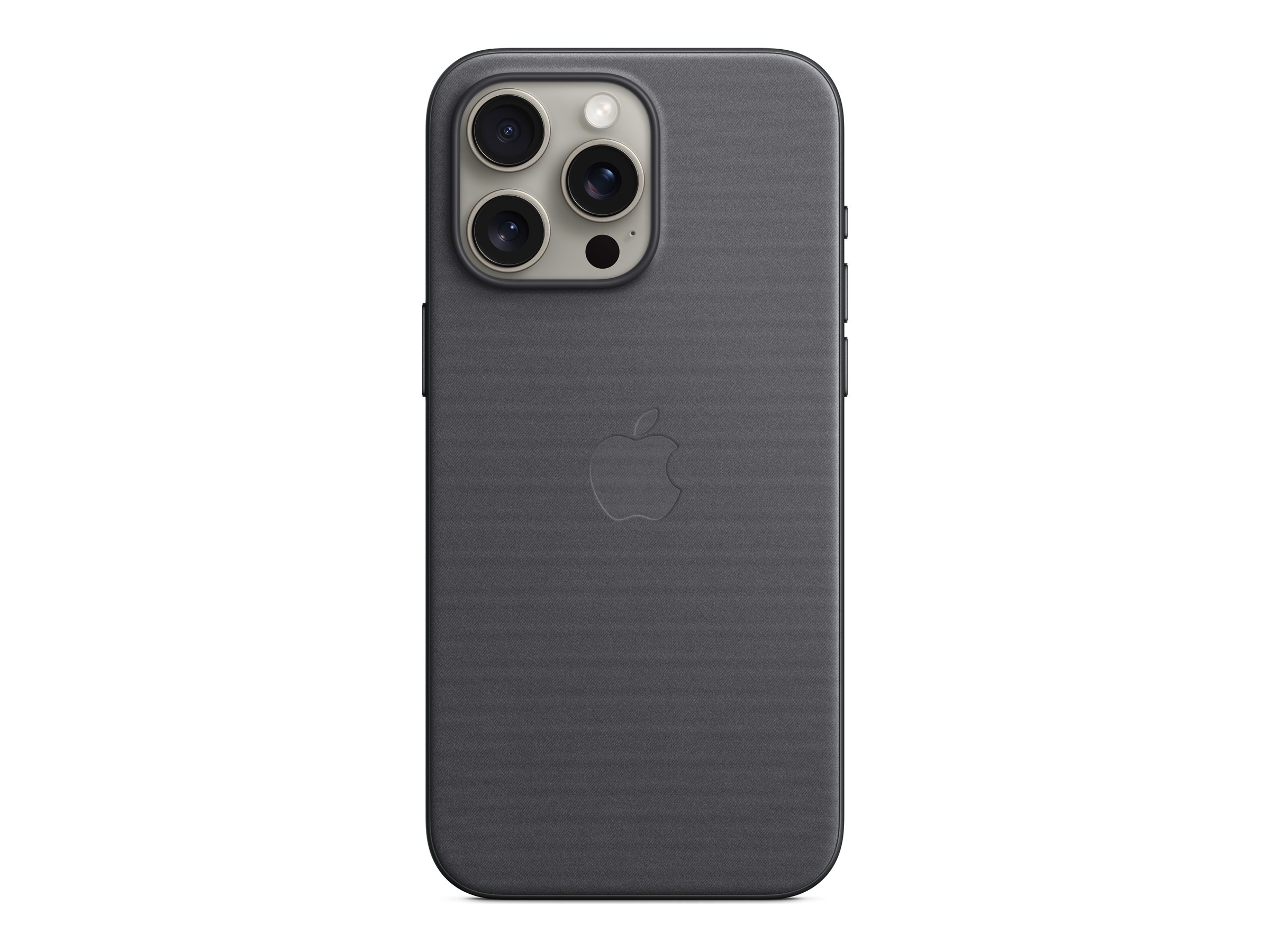 Apple - Coque de protection pour téléphone portable - compatibilité avec MagSafe - tissu fin - noir - pour iPhone 15 Pro Max - MT4V3ZM/A - Coques et étuis pour téléphone portable