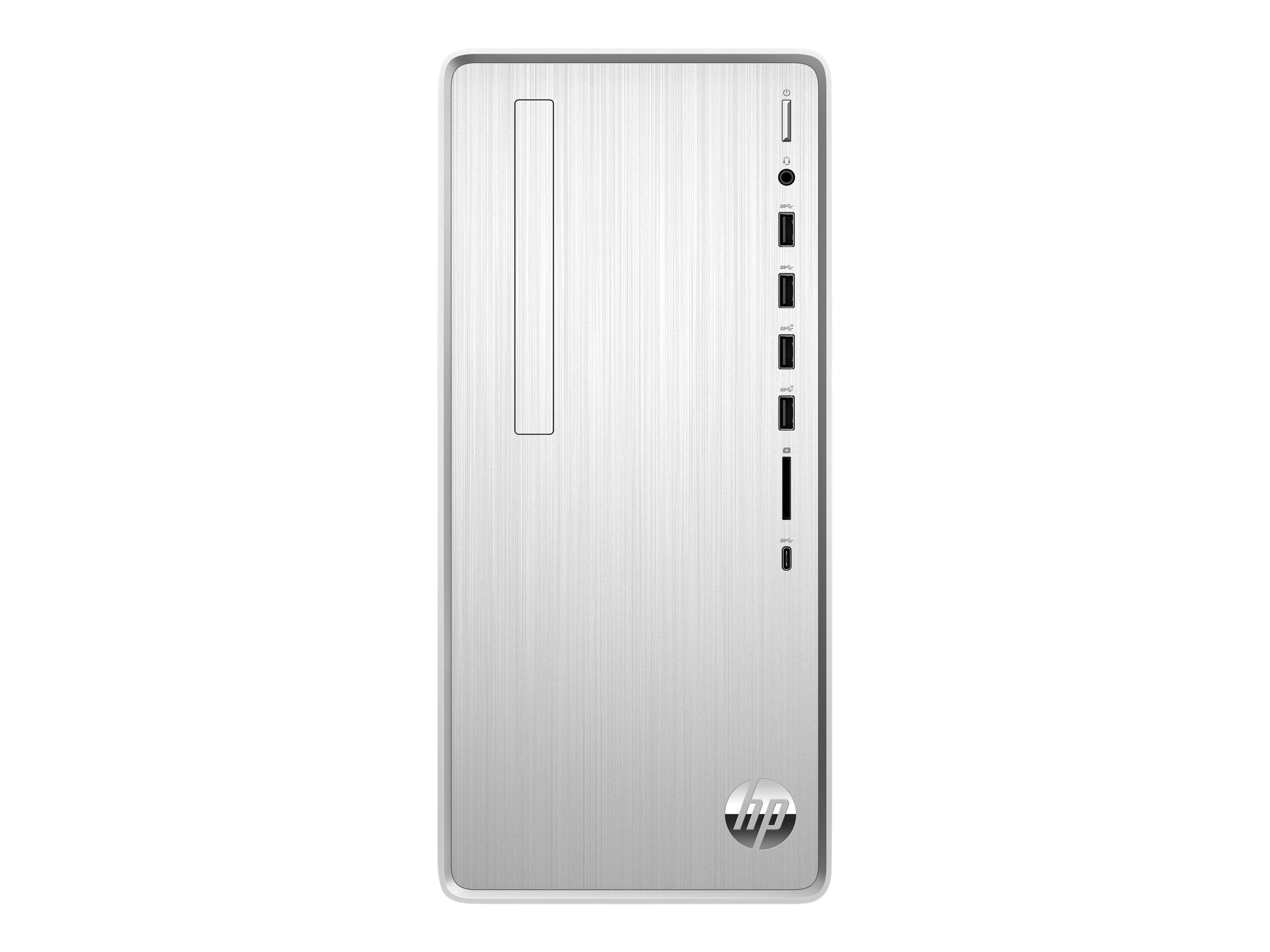 HP Portable TP01-0044nf - Mini ITX - Core i5 9400 / jusqu'à 4.1 GHz - RAM 8 Go - HDD 1 To - UHD Graphics 630 - Gigabit Ethernet - Wi-Fi, Bluetooth 4.2 - Win 10 Familiale 64 bits - moniteur : aucun - clavier : Français - chrome (logo), panneau avant en argent naturel - avec Extension de la garantie combinée enlèvement et retour de HP pendant 2 ans pour les ordinateurs de bureau de milieu de gamme - 8BU59EA#ABF - Ordinateurs de bureau