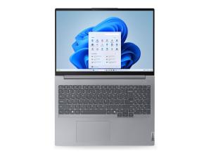 Lenovo ThinkBook 16 G7 ARP 21MW - Conception de charnière à 180 degrés - AMD Ryzen 5 - 7535HS / jusqu'à 4.55 GHz - Win 11 Pro - Radeon 660M - 16 Go RAM - 512 Go SSD NVMe - 16" IPS 1920 x 1200 - Gigabit Ethernet - Wi-Fi 6E, Bluetooth - double ton gris arctique - clavier : Français - avec 1 an de support Premier Lenovo - 21MW001WFR - Ordinateurs portables