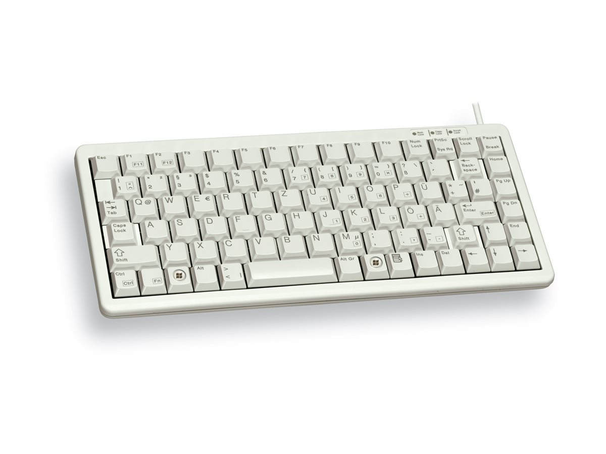 CHERRY Compact-Keyboard G84-4100 - Clavier - USB - Français - G84-4100LCMFR-0 - Claviers