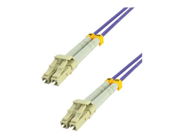 MCL - Câble réseau - LC multi-mode (M) pour LC multi-mode (M) - 3 m - fibre optique - 50 / 125 microns - OM4 - sans halogène - FOM4/LCLC-3M - Câblesenfibres