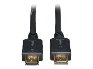 Eaton Tripp Lite Series High-Speed HDMI Cable, Digital Video with Audio, UHD 4K (M/M), Black, 16 ft. (4.88 m) - Câble HDMI - HDMI mâle pour HDMI mâle - 4.9 m - double blindage - noir - P568-016 - Accessoires pour systèmes audio domestiques
